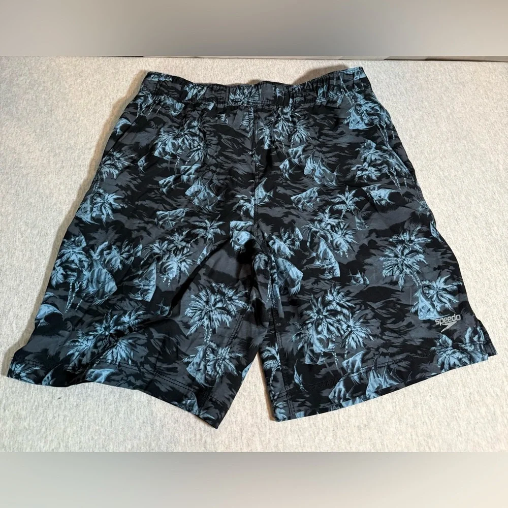 Speedo Men's Tropical Camo‎ Swim Trunks 🌴🏊♂️
